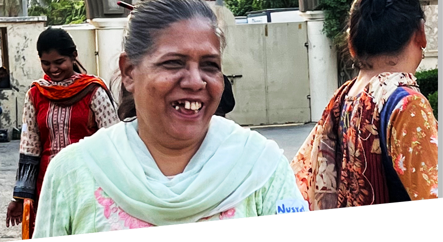 Group of happy smiling, female teachers from Karachi (Pakistan)