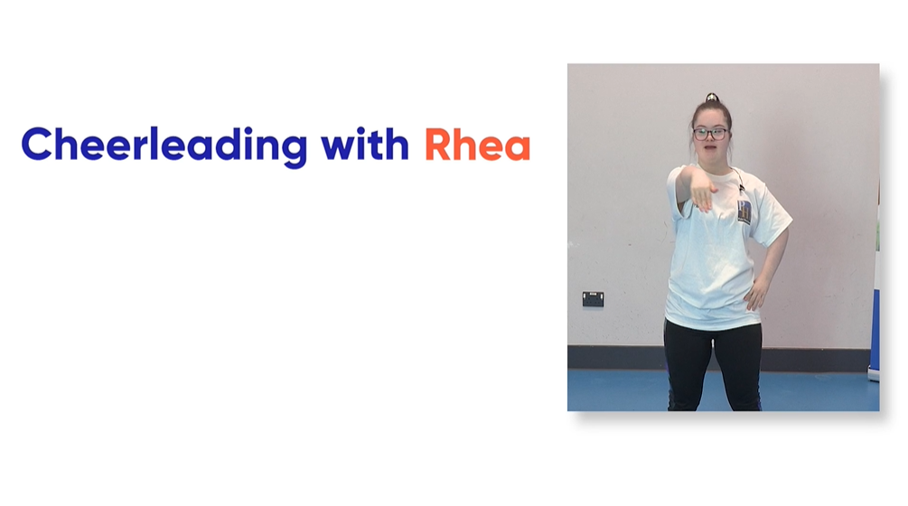 Image of Rhea cheerleading